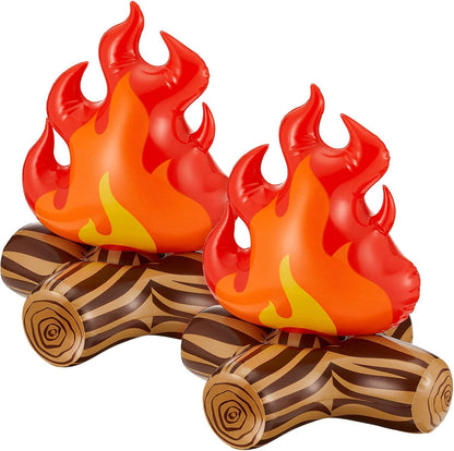 Inflatable Fake Campfire Party Decoration